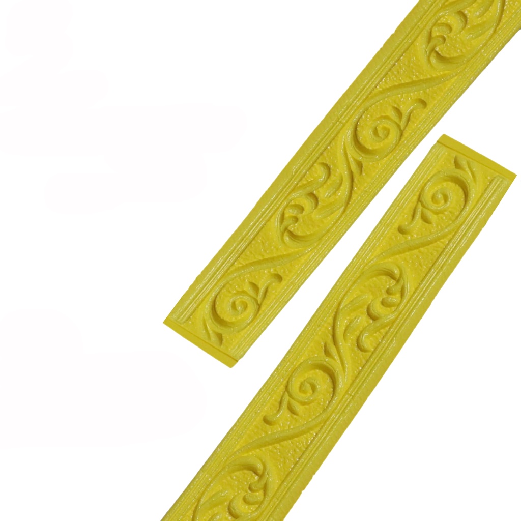 LIST BORDER FOAM 3D LIS WALLPAPER BORDER STICKER (LEBAR 5 CM)-T5-12 KUNING