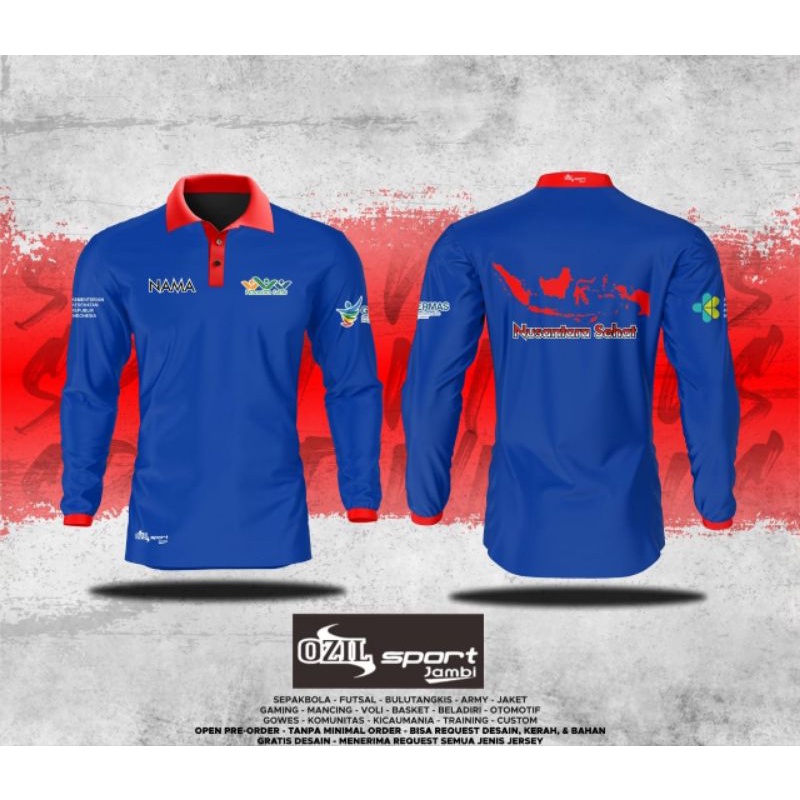 jersey kaos nusantara sehat desain sendiri