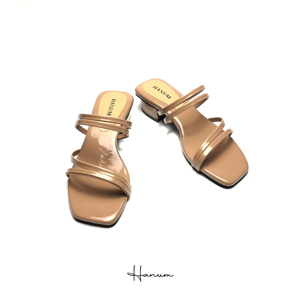 Hanum - Sandal Heels Tali Wanita Hak Tahu 3cm FR-01