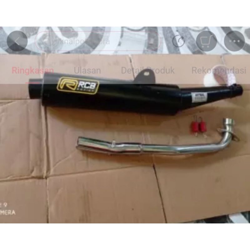 knalpot tsukigi standar bobok Jupiter Vega Supra karisma Revo Blade c70 cription astrea Grend kirana