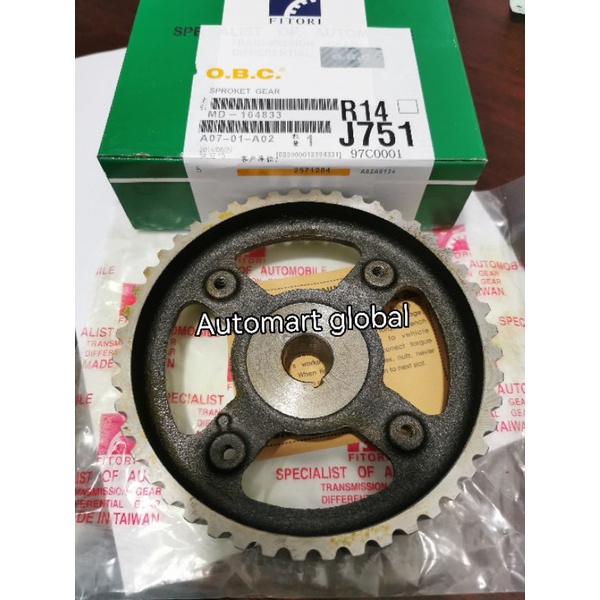 gigi sprocket timing injeksi pump bosh pump L200 strada 2.5 triton pajero md-164833