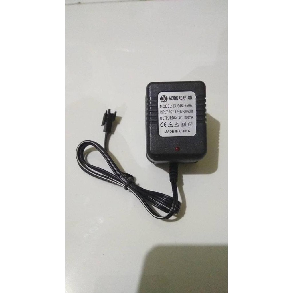 Charger RC soket hitam battery NICD NIMH baterai 4,8v charger rock ABM