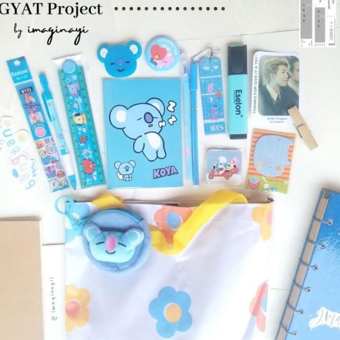

VIRAL BACK TO SCHOOL SET ALAT TULIS BT21 GIFT BOX PERLENGKAPAN SEKOLAH