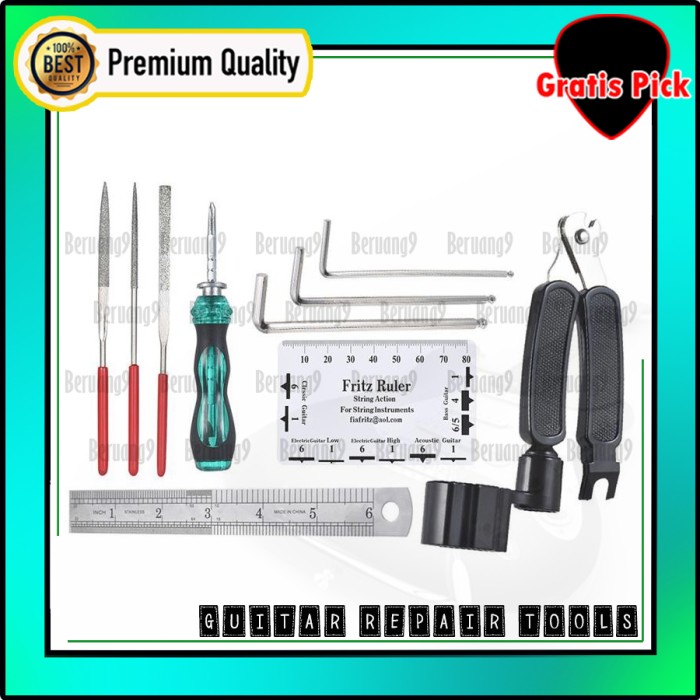 Peralatan Servis Gitar / Perkakas Gitar / Guitar Repair Tools