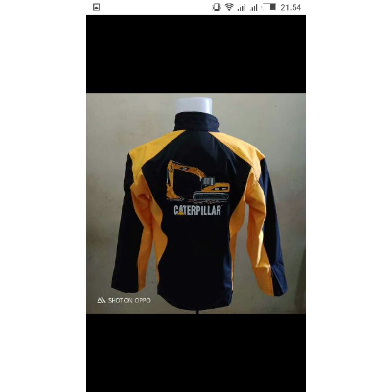 jaket logo alat berat