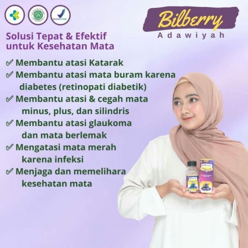 Bilberry Adawiyah Membantu Memelihara Kesehatan Mata