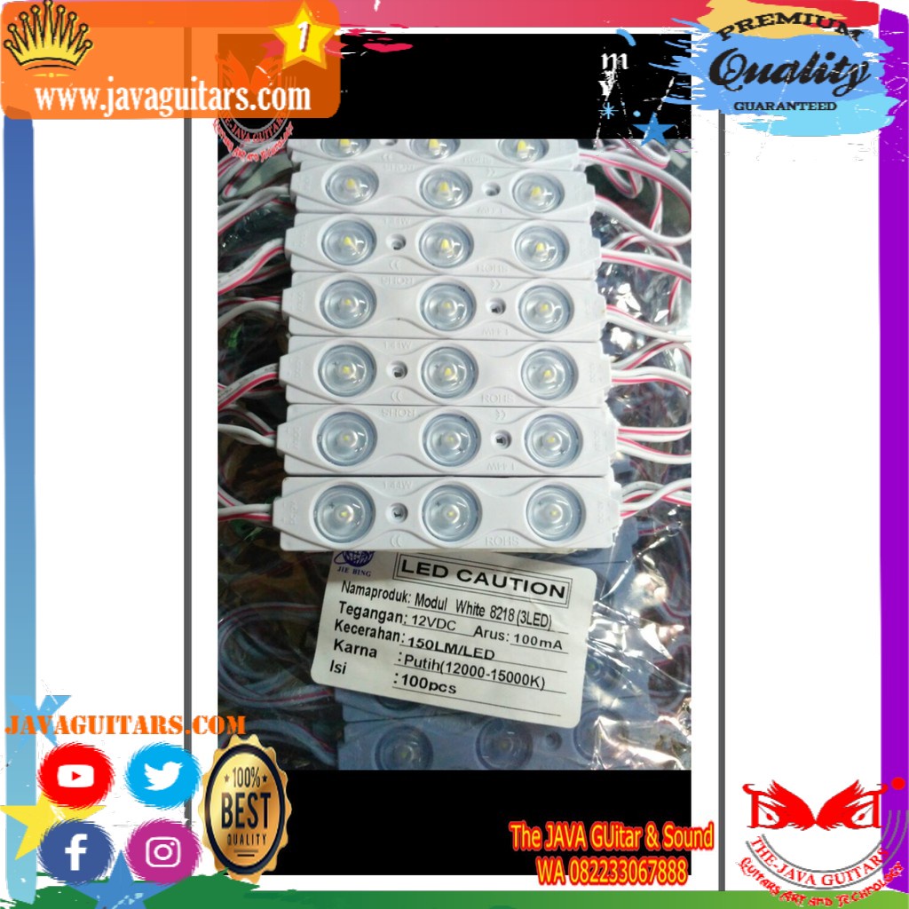 LED MODUL SMD 8218 12V WATERPROOF 3LED