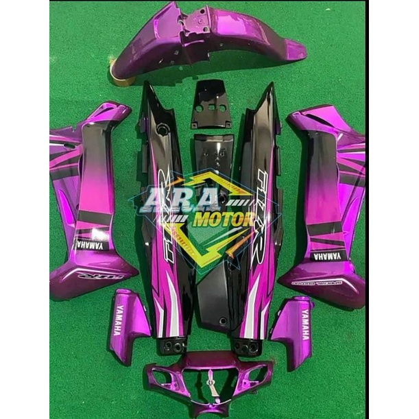 cover body fizr fullset halu Special Edition hitam ungu