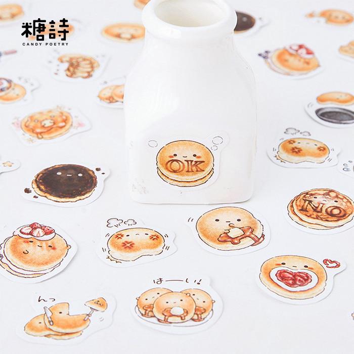 45Pcs Stiker Desain Roti Lucu untuk Scrapbook DIY | Shopee Indonesia
