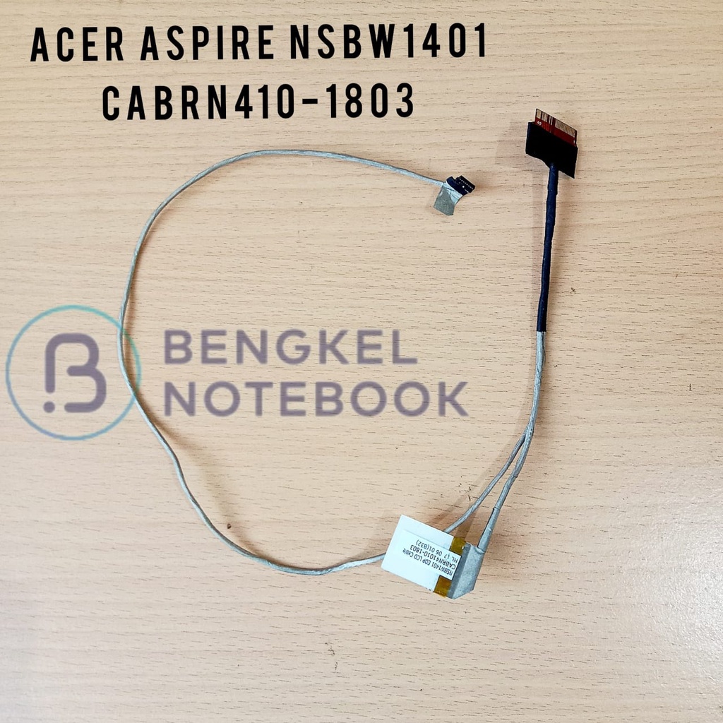 Kabel LCD LVDS Kabel Fleksibel Acer Aspire L1410 NSBW1401 CABRN41010-1803