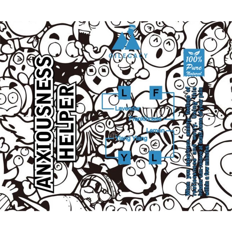 INHALER KECEMASAN | PERASAAN GELISAH | KEKHAWATIRAN | INSOMNIA | SUSAH TIDUR | RILEK TENANG | SEDIH | ESSENTIAL OIL | KESEHATAN