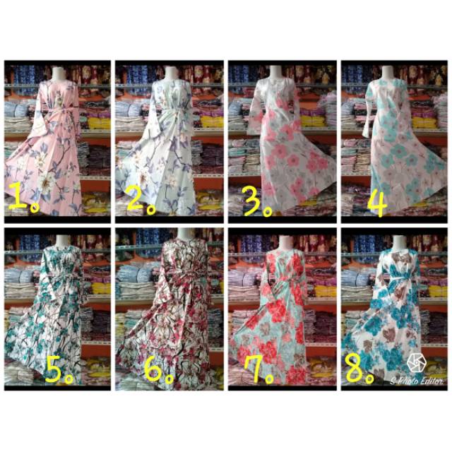 Gamis katun jepang premium