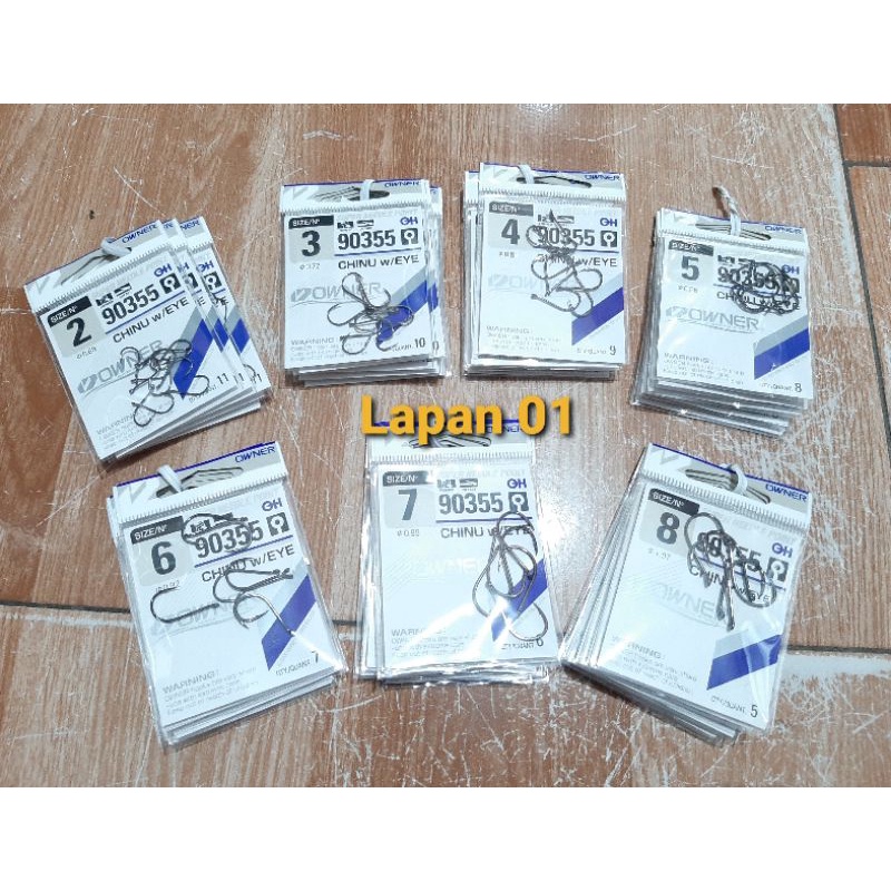 Pancing/Mata Kail Owner 90355 QH /Chinu W/Eye ( Ukuran Besar )