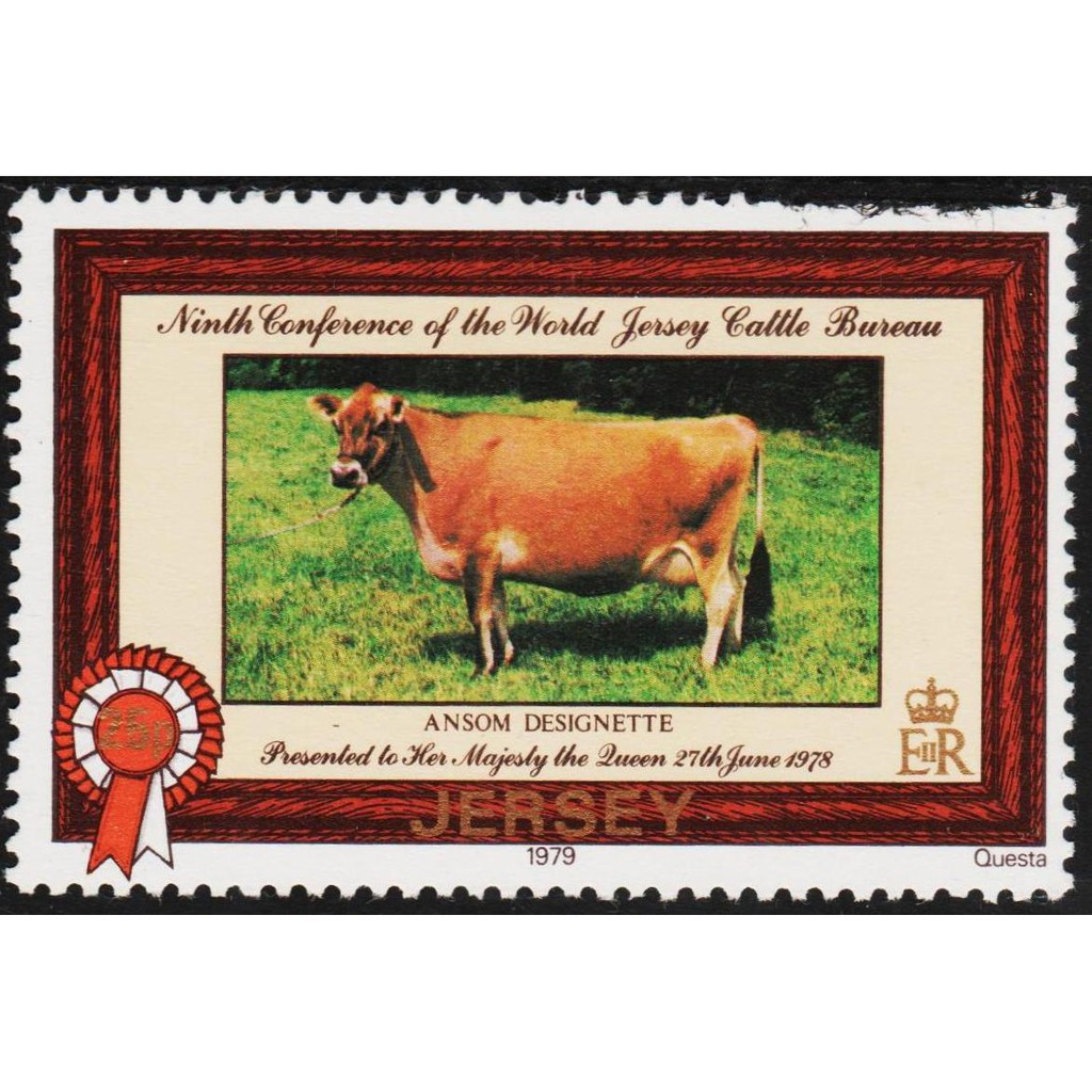 

Perangko Filateli Jersey MNH 1v 01.04.1979 International Conference Of The World Jersey Cattle Bu