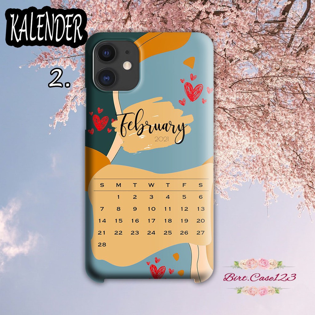 Hardcase KALENDER Oppo A3s A1k A5 A9 2020 A7 F9 A5s A31 A52 A92 A37 A53 A83 F1s F11 Pro BC2916