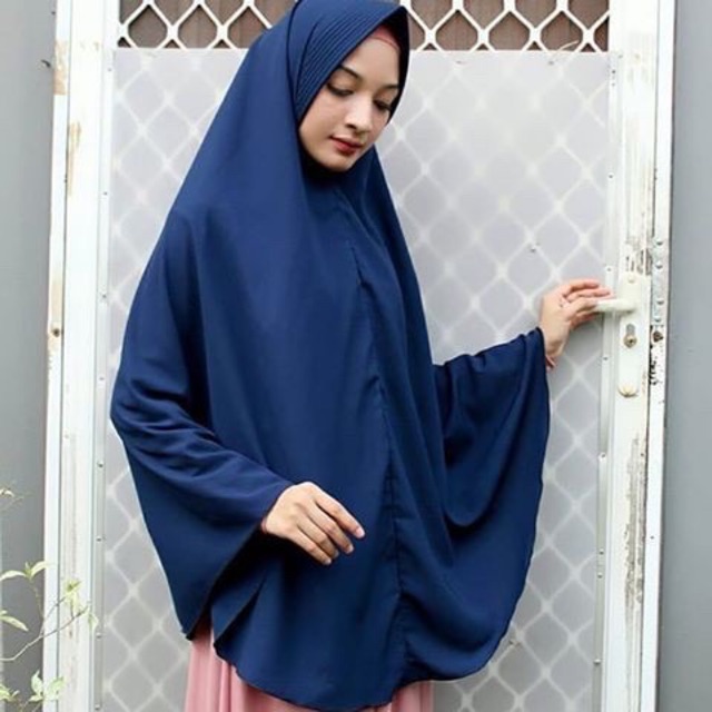 HIJAB/JILBAB/KERUDUNG BERGO JUMBO WOLFIS PET XXL/KHIMAR SYAR'I JUMBO PET ANTEM/JILBAB JUMBO INSTAN