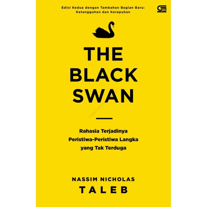 

PROMO!!! [BUKU] THE BLACK SWAN: RAHASIA TERJADINYA PERISTIWA-PERISTIWA LANGKA TERBARU