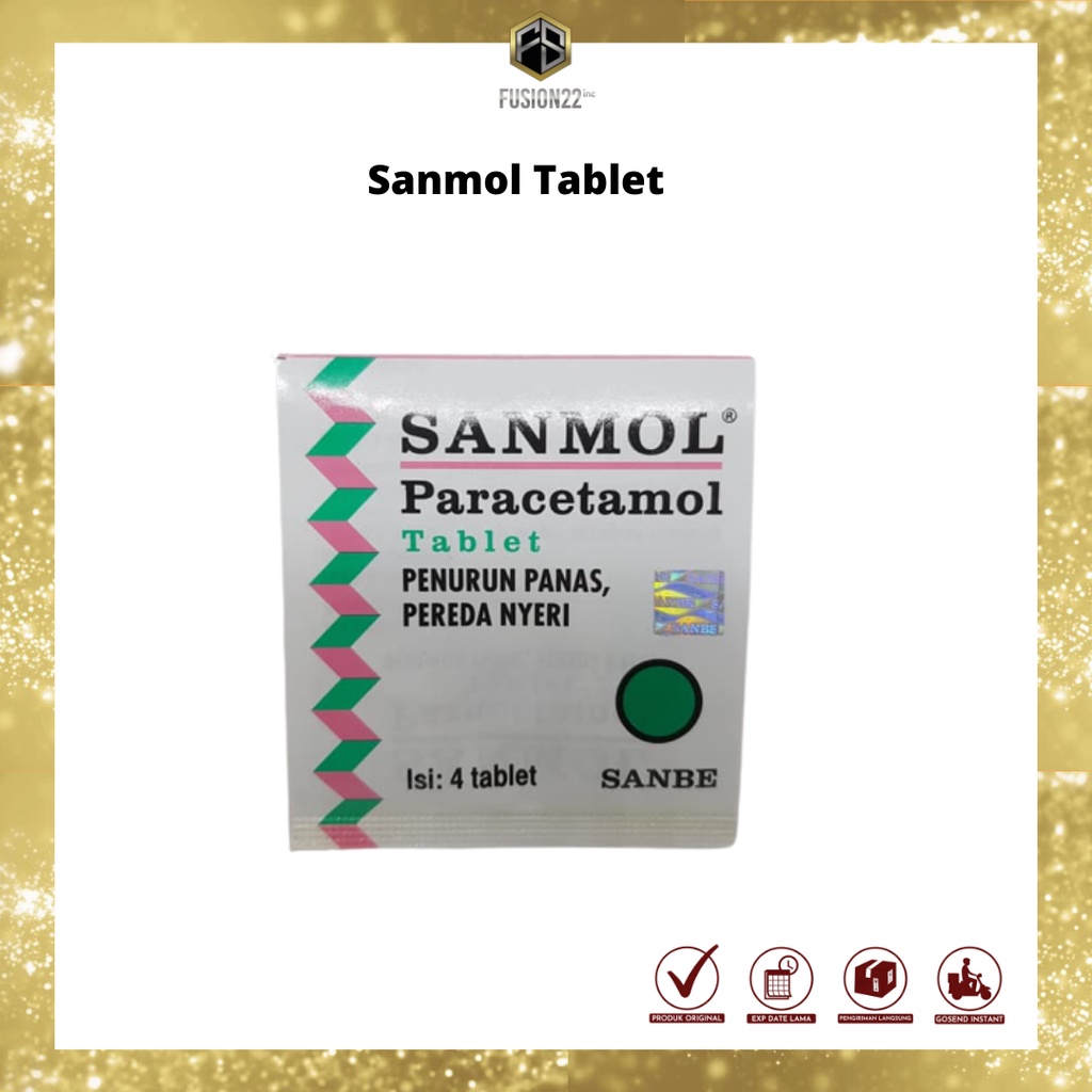 (5 STRIP) SANMOL TABLET (500 MG) STRIP 4 TABLET