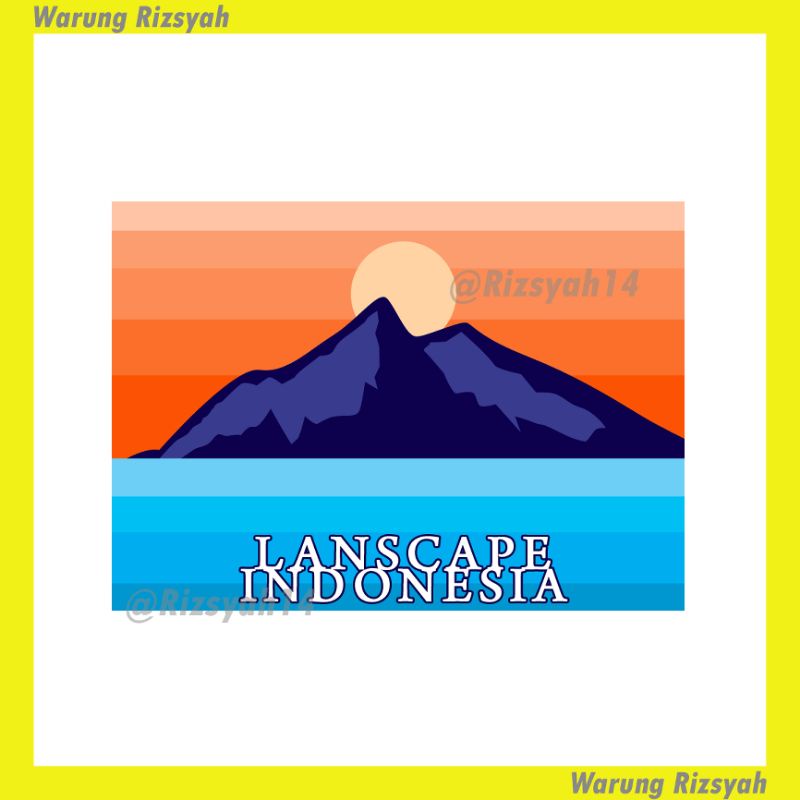 

Sticker Outdoor Landscape Indonesia | Indonesia