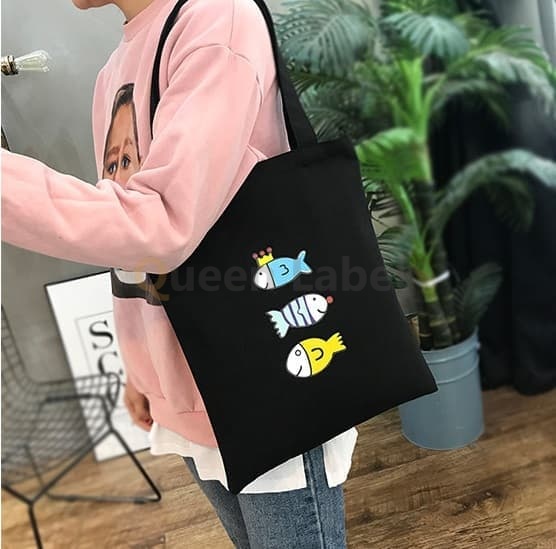 

Queen Label - Easy Joy Canvas Tote Bag