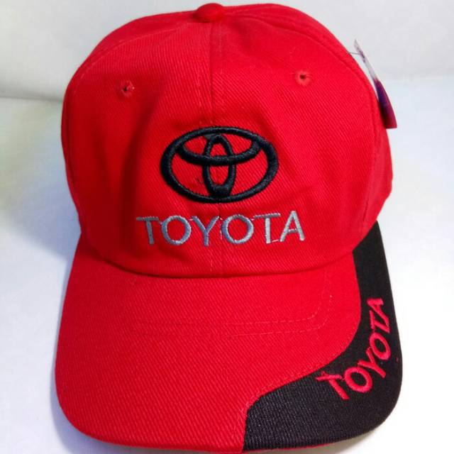 Topi toyota bordir tebal