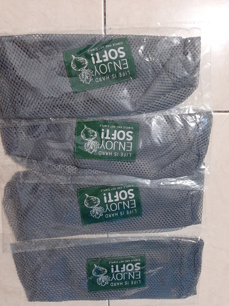 Sayuran Buah Bawang Gantung Dapur Kantong Tas Jala Tas Belanja