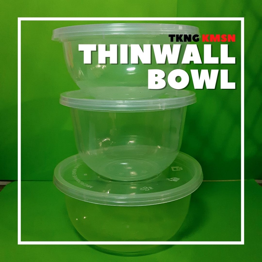 (Isi 25 Pcs) Thinwall Libra Bowl 200 ML / 300 ML / 400 ML