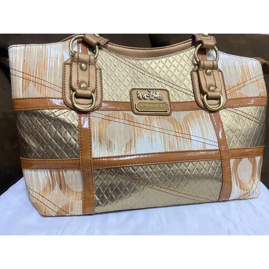 Coach Patchwork Tote #authentic #preloved