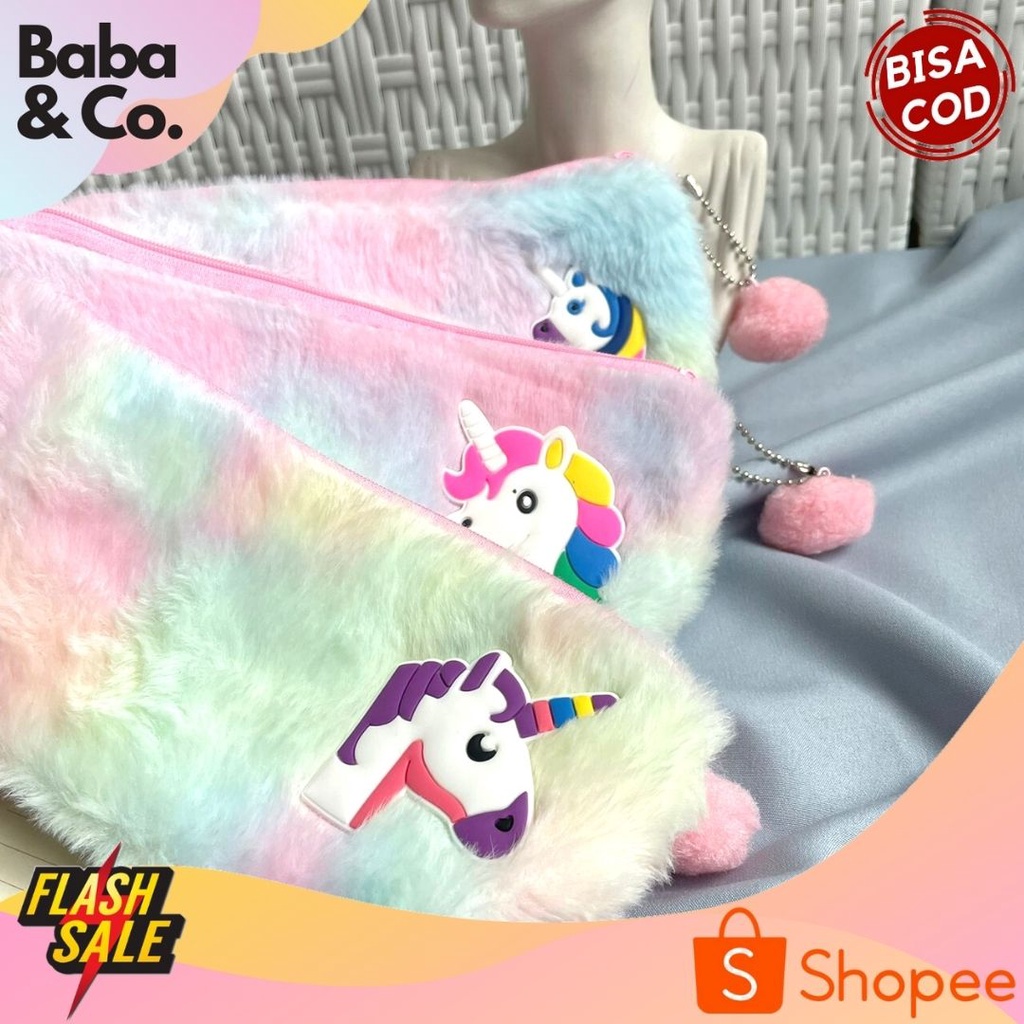 

KOATK PENSIL BULU RAINBOW UNICORN KOTAK PENSIL LUCU UNIK MURAH PENCIL CASE UNICORN ALAT TULIS SEKOLAH PERLENGKAPAN SEKOLAH ALAT TULIS KANTOR ATK MURAH BISA COD