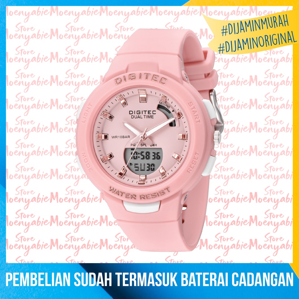 Digitec Wanita BDA 4082T / DG 3082T Original Dan Anti Air Jam Tangan Digitec Wanita-2