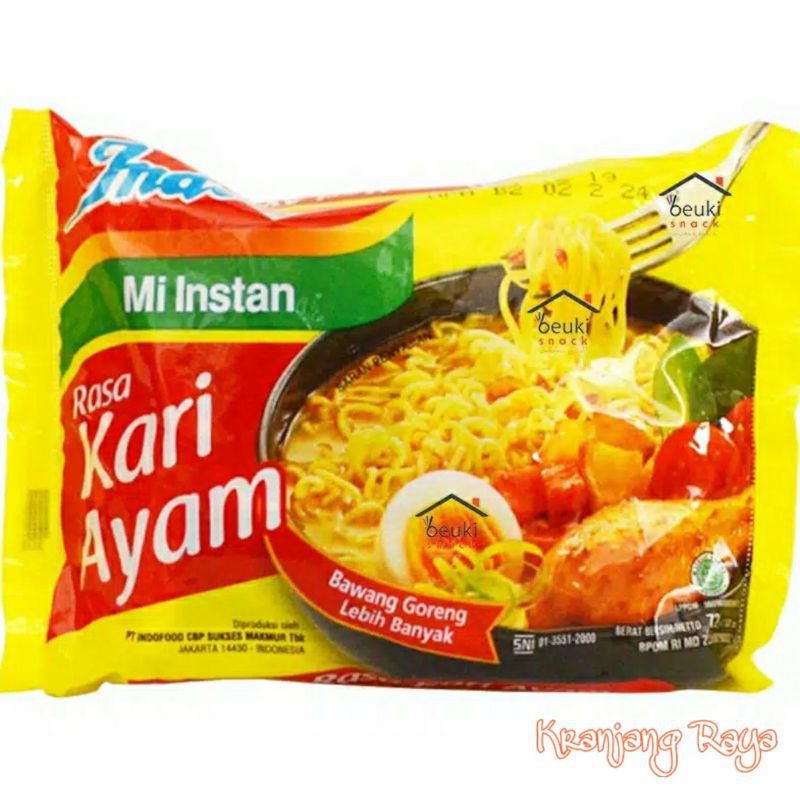 Indomie kuah / Indomie soto / kari / ayam bawang