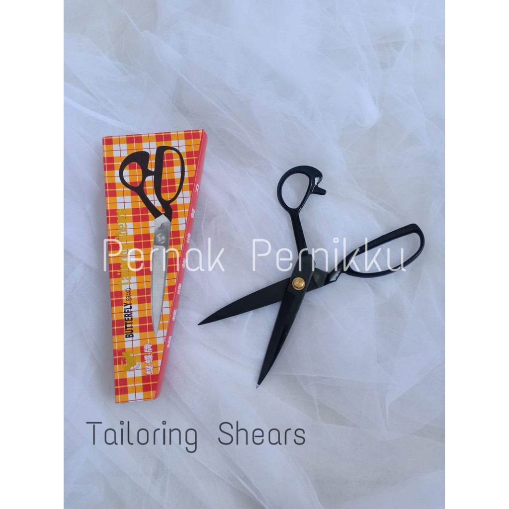 

Gunting Kain Bahan Butterfly 9" ( INCH ) / Gunting Potong Bahan / Gunting Kain Bahan