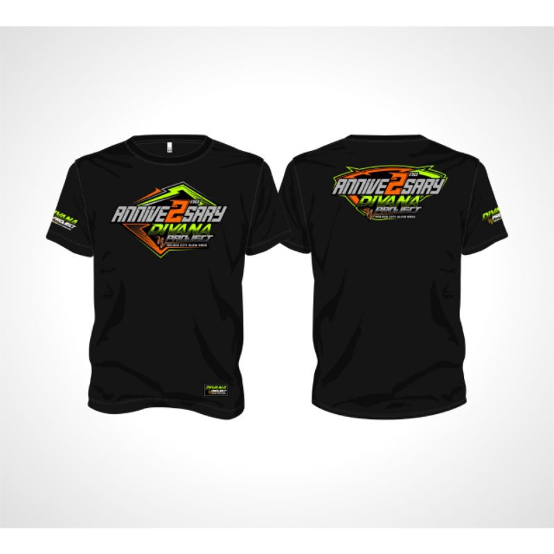 Kaos Anniversary 2 Tahun Divana Project Original