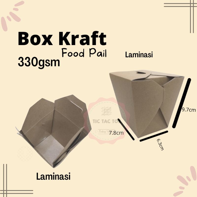 Bok Kraft / Food Pail / Bok Kraft Food Pail Uk. M / Fodd Pail M