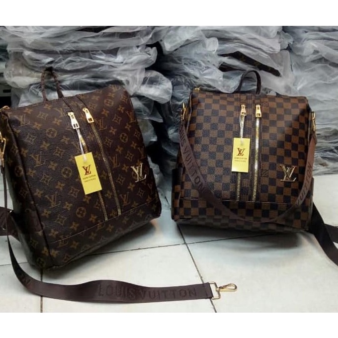 ransel wanita / tas fashion wanita Lv full embos