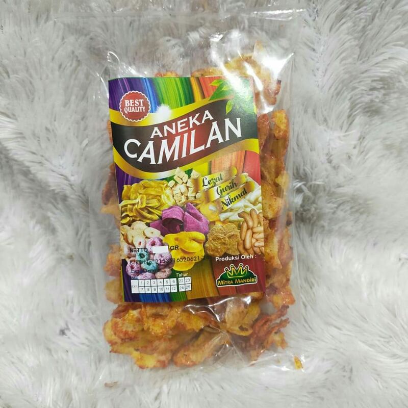 

keripik jagung gepeng pedes kemasan kecil (60g) - camilan kripik - snack - jajan makanan ringan enak murah