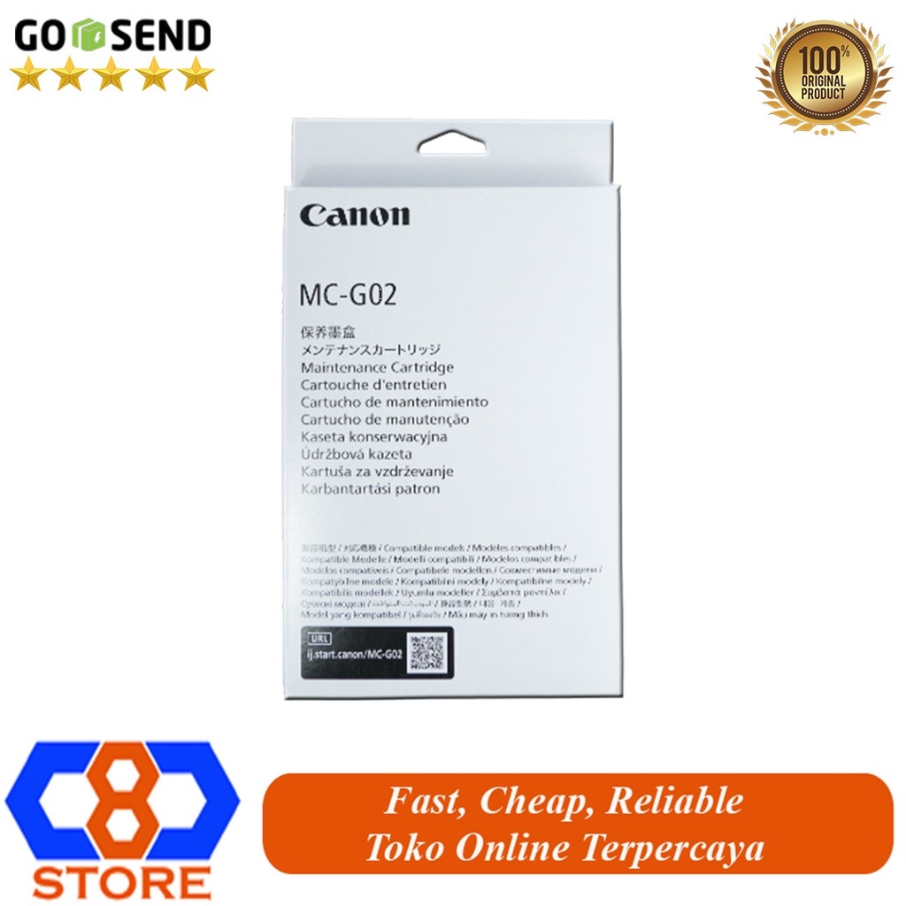 MAINTENANCE CATRIDGE CANON MC-G02 CANON G1020 G2020 G3020 G3060 RESMI
