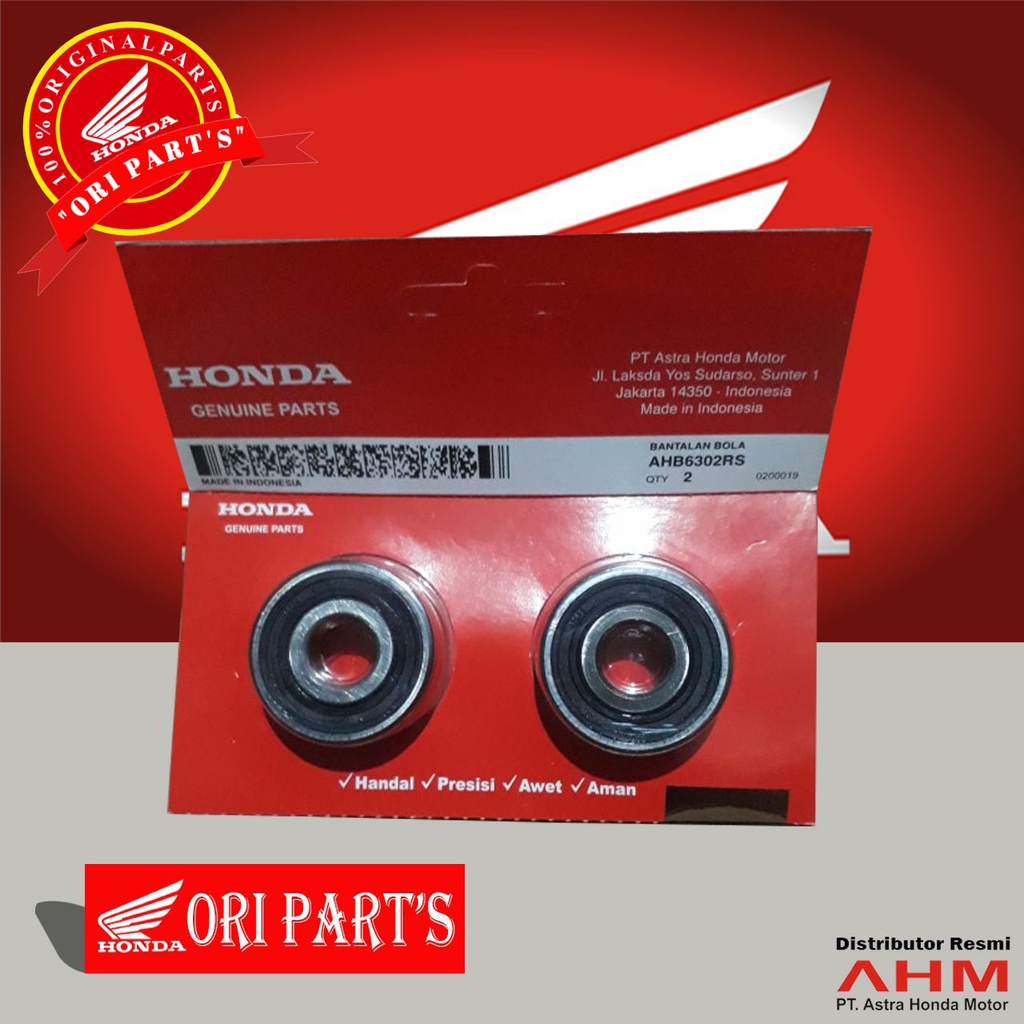 Klaher Lahar Bearing Roda Belakang Verza Megapro Tiger 6302 // ahb6302rs