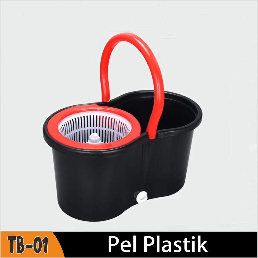 DISKON Alat Pel Lantai Hitam - Ultra Mop Black spin mop kain pel lantai praktis Free 2Kain Pel Alat Pel Lantai Mop Dengan Rol Praktis Kain Pel Putar Spin Mop 6L Bucket Ultra Mop