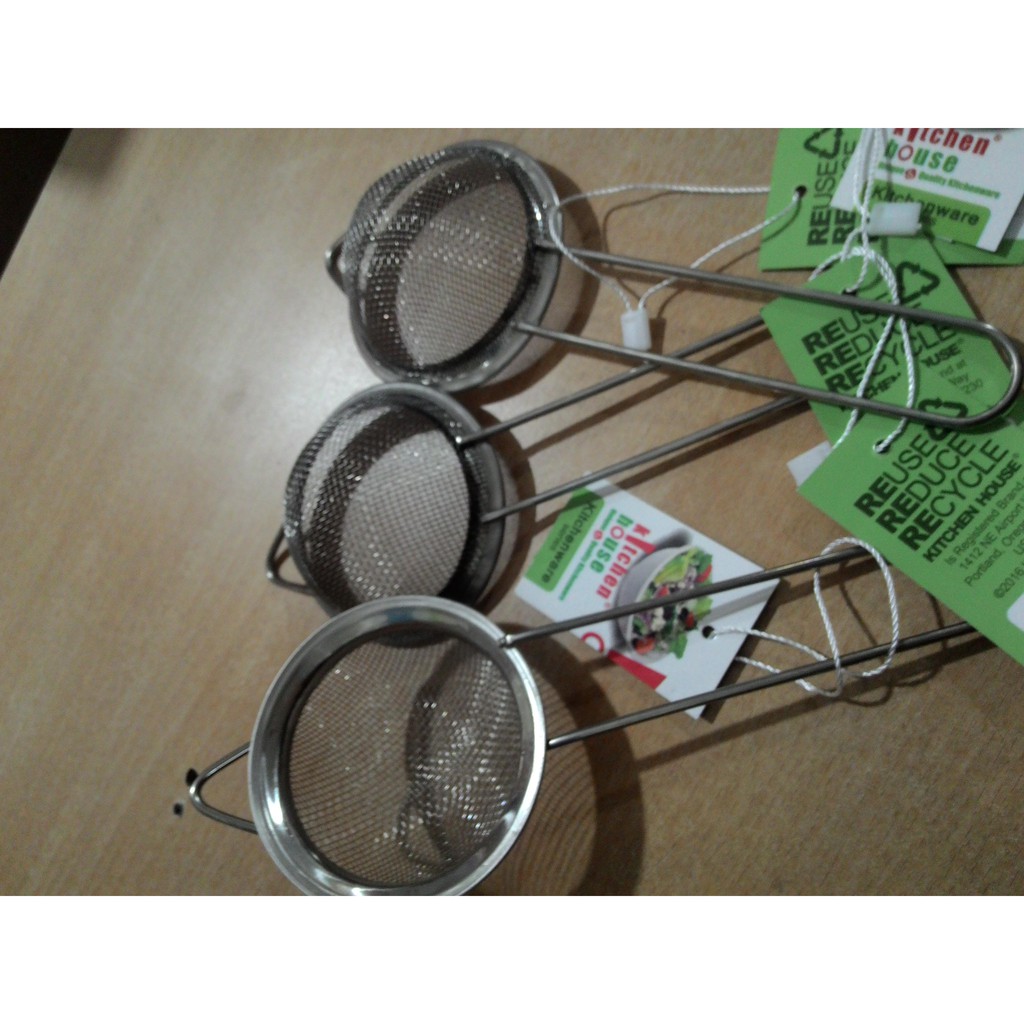 Saringan Minyak Kecil Halus Stainless Steel 12cm KITCHEN HOUSE  SG-0578k