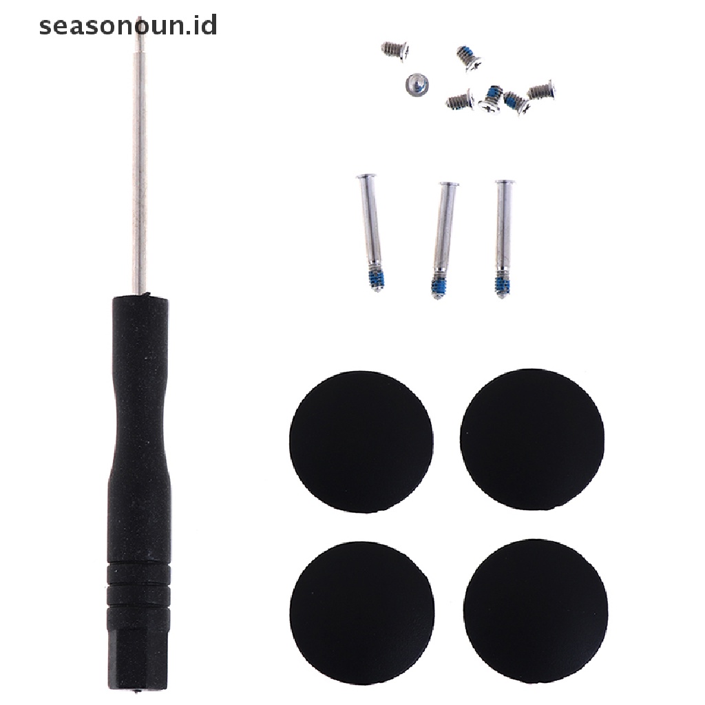 【seasonoun】 For mac-book pro A1278 A1286 A1297 rubber deet bottom with screws screwdriver .