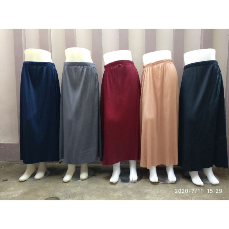 (BISA COD) ROK PLISKET HYGET MAYUNG / Maxi skirt plisket / TERMURAH / PLISKET /TERMURAH / BISA BAYAR DITEMPAT