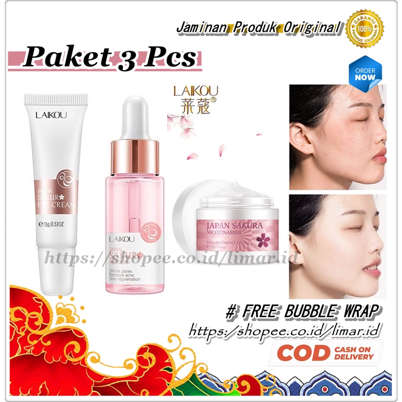 Laikou 3in1 ORIGINAL [Cream+Serum+Eye Cream]