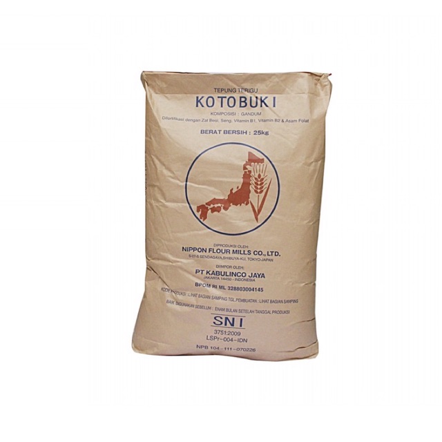 

Tpeung Kotobuki / Tepung kotobuki jepang / Tepung terigu protein rendah 1 KG