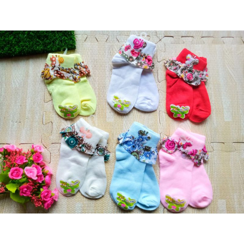 Kaos kaki renda anak perempuan pesta 0-5tahun / kaos kaki renda bayi pesta 0 1 2 3 4 5 tahun / kaos kaki pesta bayi dan anak perempuan premium