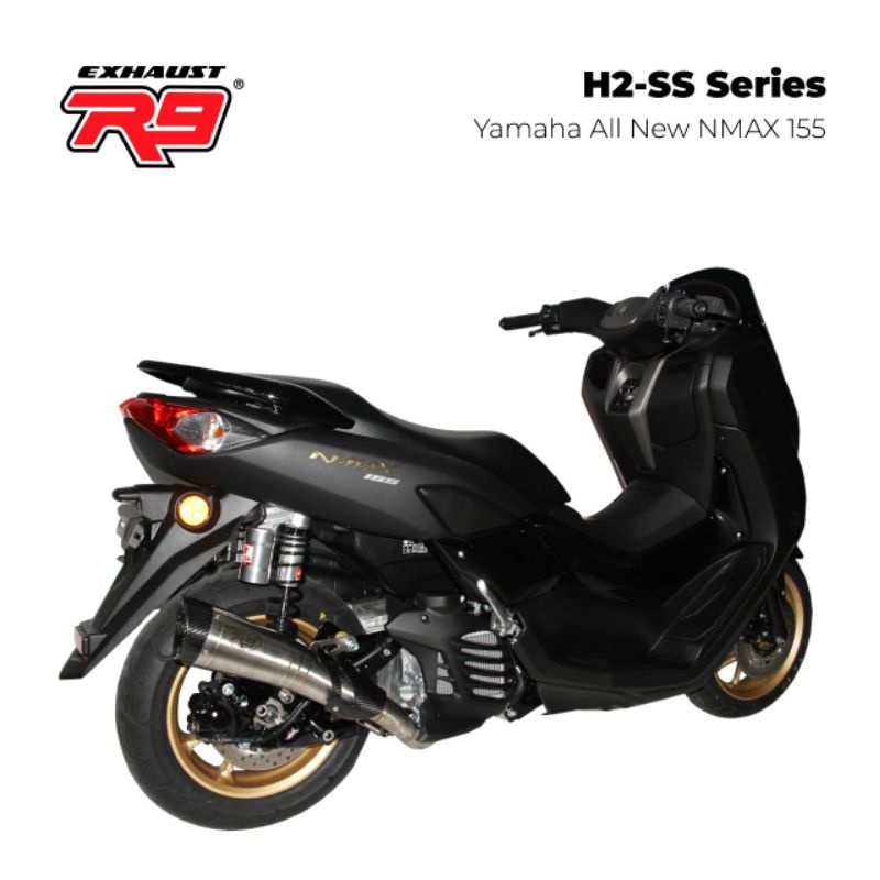 KNALPOT R9 H2 PCX 160 NMAX AEROX 155 ORIGINAL JUAL MODAL