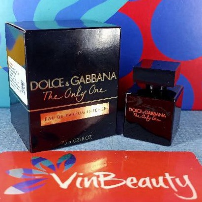 Miniatur Parfum OriginaL Dolce &amp; Gabbana The Only One EDP Intense 7.5 ml For Women Murah