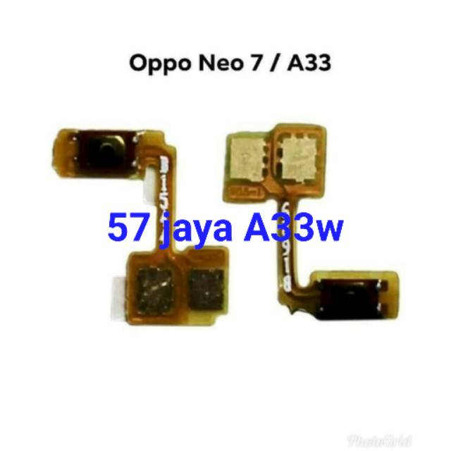 Flexible Tombol On Off Oppo Neo 7 A33w A1603 Original