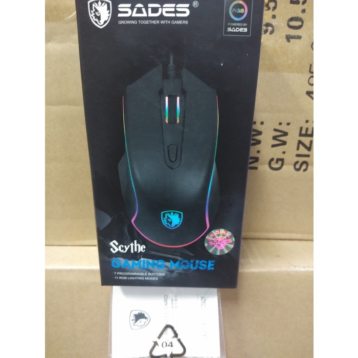 Sades Mouse Gaming USB Scythe