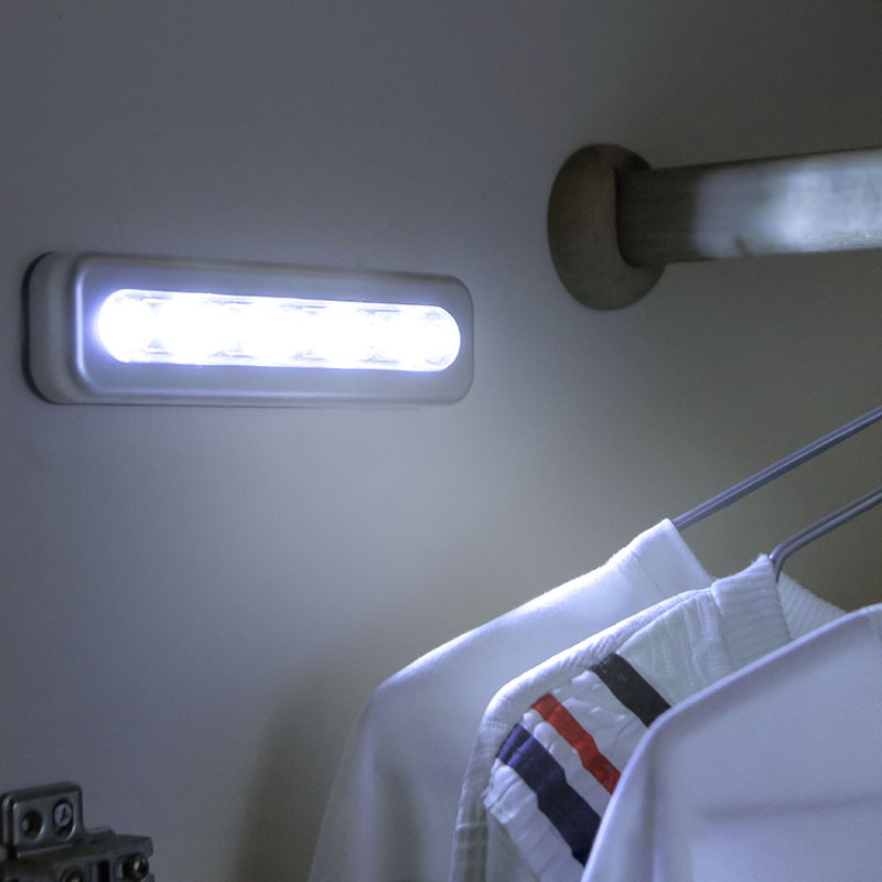 [ Touchable LED Night Light ][ Battery power Wardrobe Counter Lamp][ Kitchen Wardrobe Lamp][ Simple and portable Closet Night Light ]